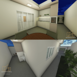 Área gourmet completa